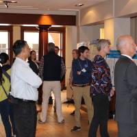 Large project hall with spectators